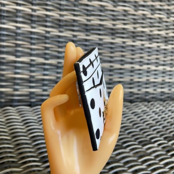 Kate Spade Staci Small Slim Cardholder Dot Printed Cream Multi - Picture 4 of 16